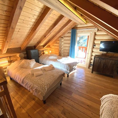 L'Oursblanc Chalet En Rondins La Bresse Kültér fotó