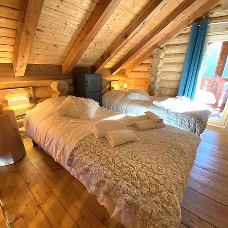 L'Oursblanc Chalet En Rondins La Bresse Kültér fotó