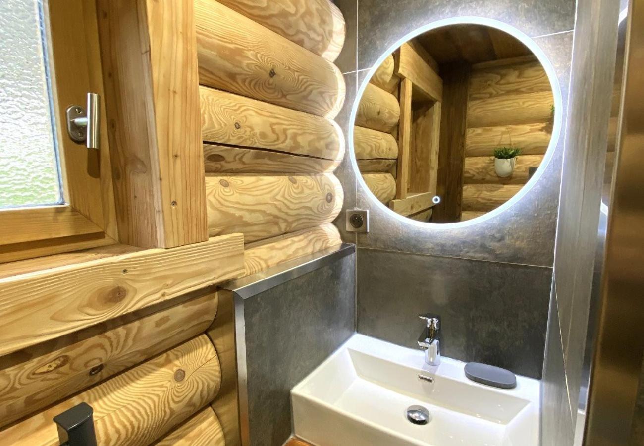 L'Oursblanc Chalet En Rondins La Bresse Kültér fotó