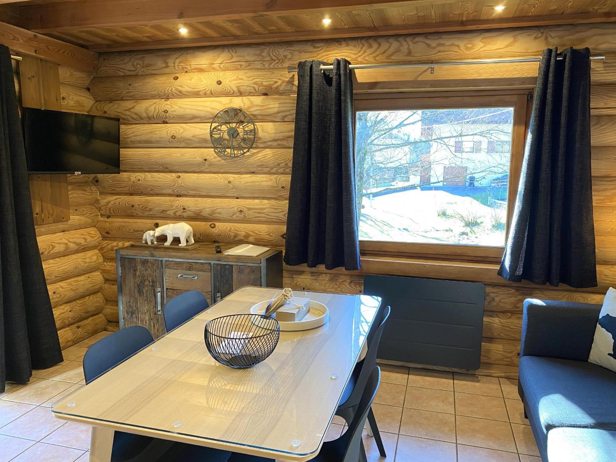L'Oursblanc Chalet En Rondins La Bresse Kültér fotó