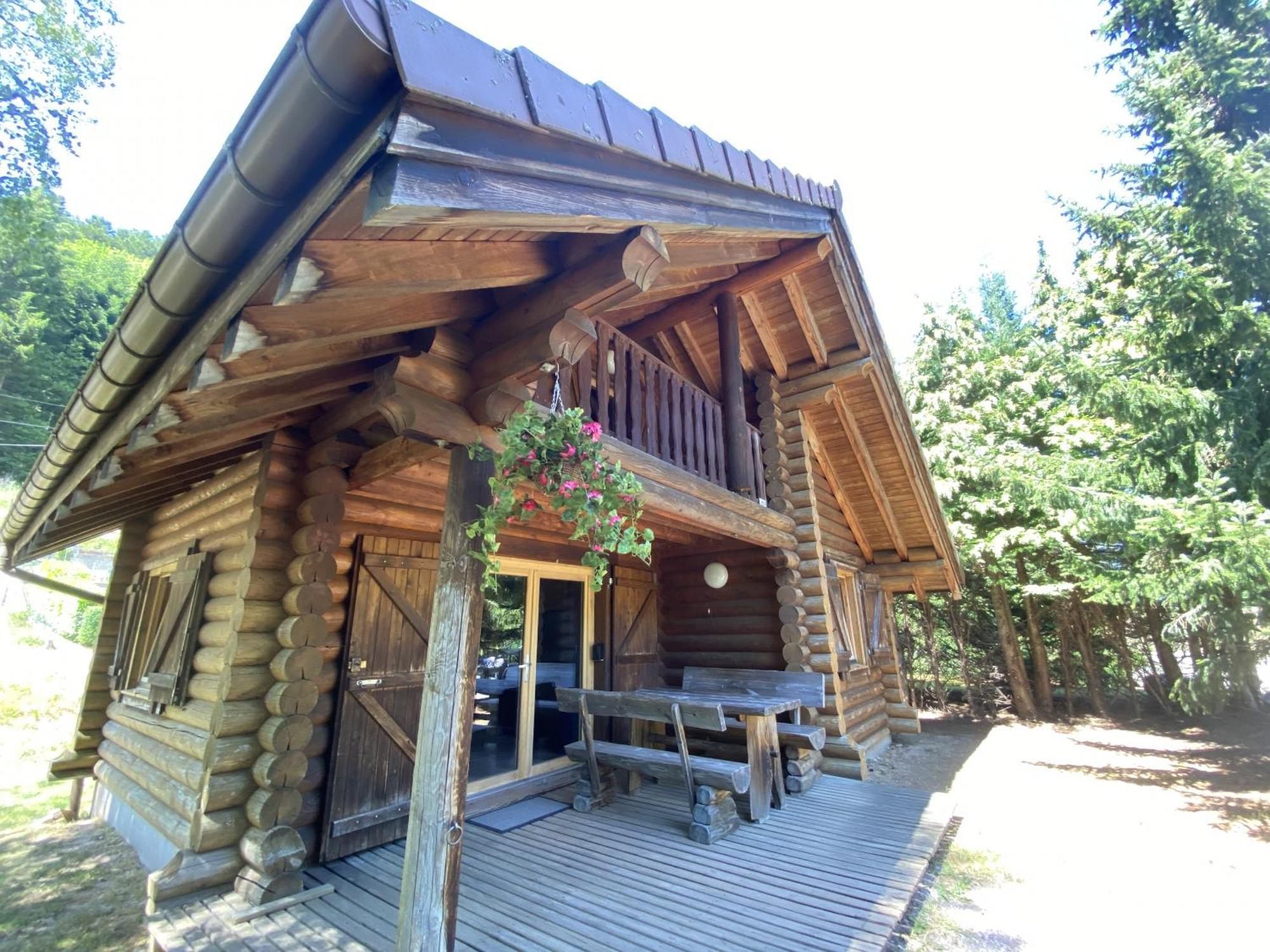 L'Oursblanc Chalet En Rondins La Bresse Kültér fotó